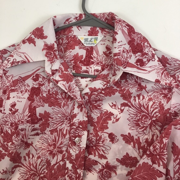 42 Bust Groovy 1970’s Shirt - Picture 6 of 7